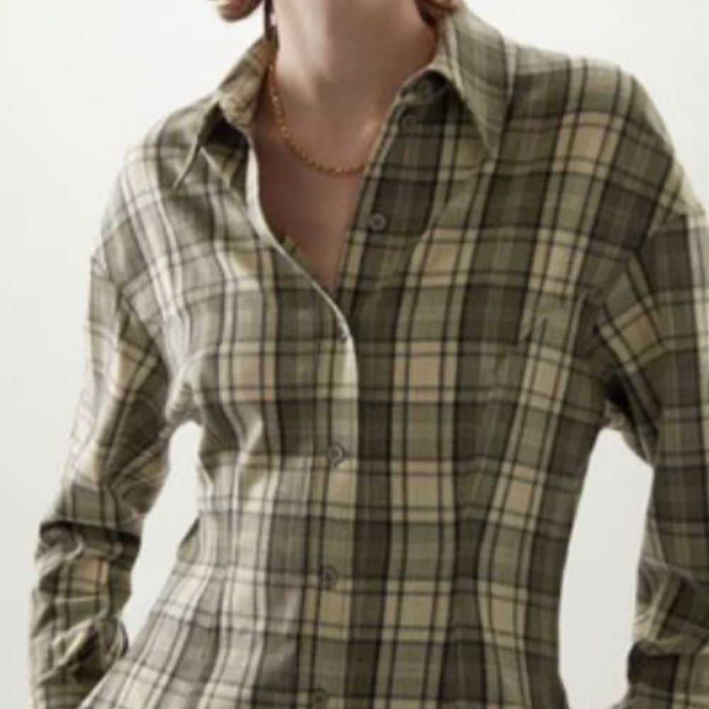 COS Checked Wool Shirt - Picture 3 of 4